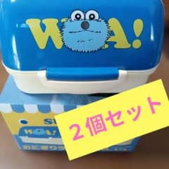 パペットスンスン おにぎりランチケース ブルー　2個セット