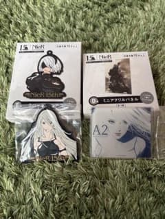 NieR nier 15周年記念くじ D賞ミニアクリルパネル E賞ラバー A2 - メルカリ