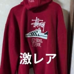 【超激レア】USA製　90sオールドステューシー全刺繍　フリースジャケットのサムネイル