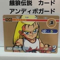 餓狼伝説 アンディボガード レア レトロ 昔 カード カードダス 当時物