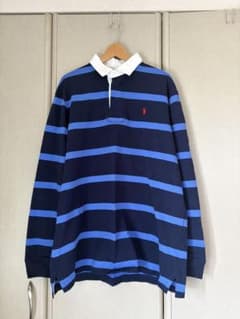 新品 POLO RALPH LAUREN ラガーシャツ ネイビー XLのサムネイル