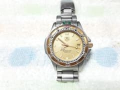 TAG HEUER 腕時計 クォーツ 稼働中 3針 日付【OH済 龍頭交換済 