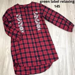 GREEN LABEL RELAXING シャツワンピース　145のサムネイル