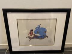 Disney アラジン セル画　美品　ビンテージ　アンティーク　限定のサムネイル