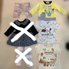アンパンマン　スヌーピー　ベビー服　セット　80cm 90cm 95cmのサムネイル