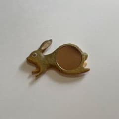 KIYATA 木工アートミニチュアコレクション ウサギミラー ガチャのサムネイル