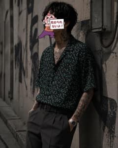 CELINE セリーヌ　ハワイアンシャツ　アロハシャツ　パーム　ヤシの木 CELINE セリーヌ ハワイアンシャツ アロハシャツ パーム ヤシの木