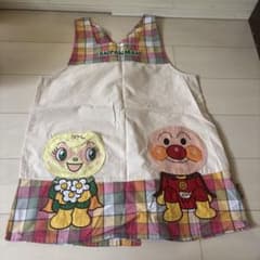 ク*ー様 アンパンマン メロンパンナちゃん エプロン チェック柄のサムネイル