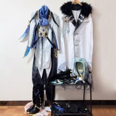 原神 博士 ドットーレ M ウィッグ靴執行官コート付き コスプレ 衣装 原神 博士 ドットーレ M ウィッグ靴執行官コート付き コスプレ 衣装