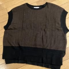 DRIES VAN NOTEN ヘリンボーンニットベストのサムネイル