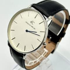 稼働品 4℃ ヨンドシー 腕時計 シルバー文字盤 クォーツ 2針 - メルカリ