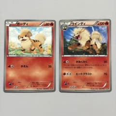 ガーディ・ウィンディ トレーディングカードセット ポケモンカード ガーディ ウインディ 2枚セット - メルカリ