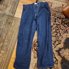美品 CALOLINE バレルペインターパンツ ネップデニム デニム ジーンズ
