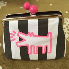 ☆mini9月号付録☆キースへリング激レア☆がまぐちのサムネイル