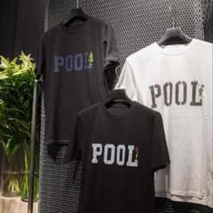 超希少ゲリラリリースthe POOL aoyama×amkkネイビーMのサムネイル