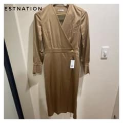 ESTNATION カシュクールワンピース 36 S エストネーションのサムネイル