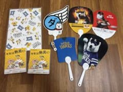 ソフトバンクホークス 鷹の祭典うちわ5個 ノート、メモセットのサムネイル