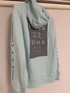 BILLA BONG 水色 フード付きパーカーのサムネイル