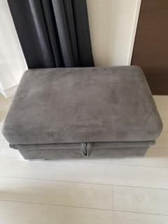 収納付きオットマン スツール Nostra Casa Mia購入品 グレー - メルカリ