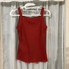 COLZA リブタンクトップ レッド Mサイズのサムネイル