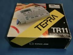 ☆値下げ☆中古☆送料込み☆KING JIM ラベルライター テプラ TR11☆のサムネイル