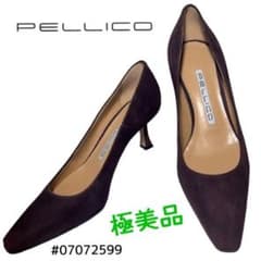 PELLICO ペリーコ スエード パンプス ポインテッドトゥ 37 - メルカリ