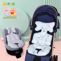 ベビーカーマット エメラルドブルー 鹿柄のサムネイル