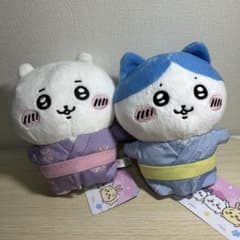 ちいかわ　浴衣ぬいぐるみ　ちいかわ　ハチワレのサムネイル