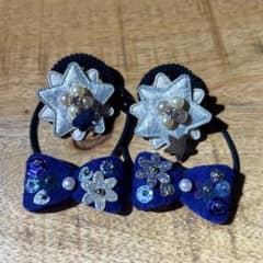 ANNA SUI ヘアゴム 2個セット 星 リボンのサムネイル