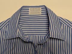 ◆BARNEYS NEWYORK◆ブルー✕ホワイトのストライプ長袖シャツ◆のサムネイル