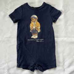 ラルフローレン　ポロベア　ロンパース ネイビーのサムネイル