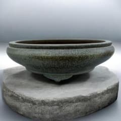 落款あり 窯変 丸鉢 盆栽鉢 山野草鉢 落款あり 窯変 丸鉢 盆栽鉢 山野草鉢 - メルカリ