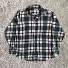 80~90s USA製 L.L.Bean ネルシャツ