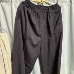 新品・未使用のブラックワークパンツです。のサムネイル