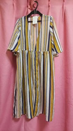新品 マルチストライプ ロングシャツのサムネイル