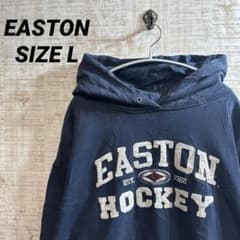 こ*ち様 EASTON HOCKEY フード付きパーカー ネイビーのサムネイル