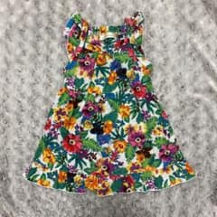 ノースリーブ花柄ワンピース95のサムネイル