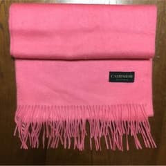 カシミヤ100パーセントマフラーですのサムネイル