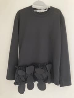 コムデギャルソンコムデギャルソン★2023秋冬フリンジ付き長袖カットソー S コムデギャルソンコムデギャルソン☆2023秋冬フリンジ付き長袖