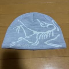 ARC’TERYX アークテリクス ニット帽 ビーニー グレー ロゴのサムネイル