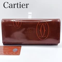 カルティエ 財布 ハッピーバースデー ロングウォレット パテント