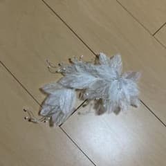 ホワイト花モチーフヘッドドレスのサムネイル