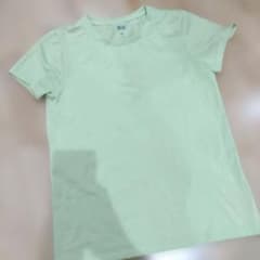 UNIQLO レディース 半袖 Tシャツ ライトグリーン Sのサムネイル