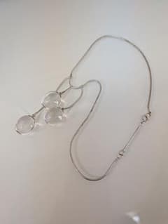 Baccarat バカラ タンタシオン トロア 3ドロップネックレス シルバー