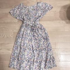 花柄 ロングワンピースのサムネイル