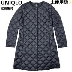 未使用級 ユニクロ UNIQLO ウルトラライトダウン コンパクトコート 黒