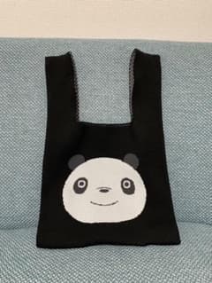 パンダコパンダ　ニットトートバッグ　ぱんちゃんのサムネイル