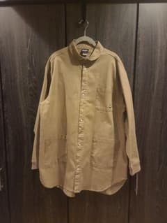 ひげ様専用 gym master ストレッチヘリンボーン ロングシャツジャケットのサムネイル