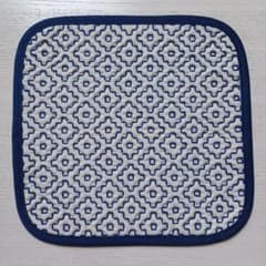 刺し子ふきん／ハンカチ（柿の花）のサムネイル