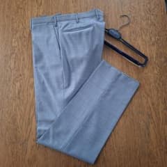 インコテックススラックス ブルー千鳥格子 48 - メルカリ